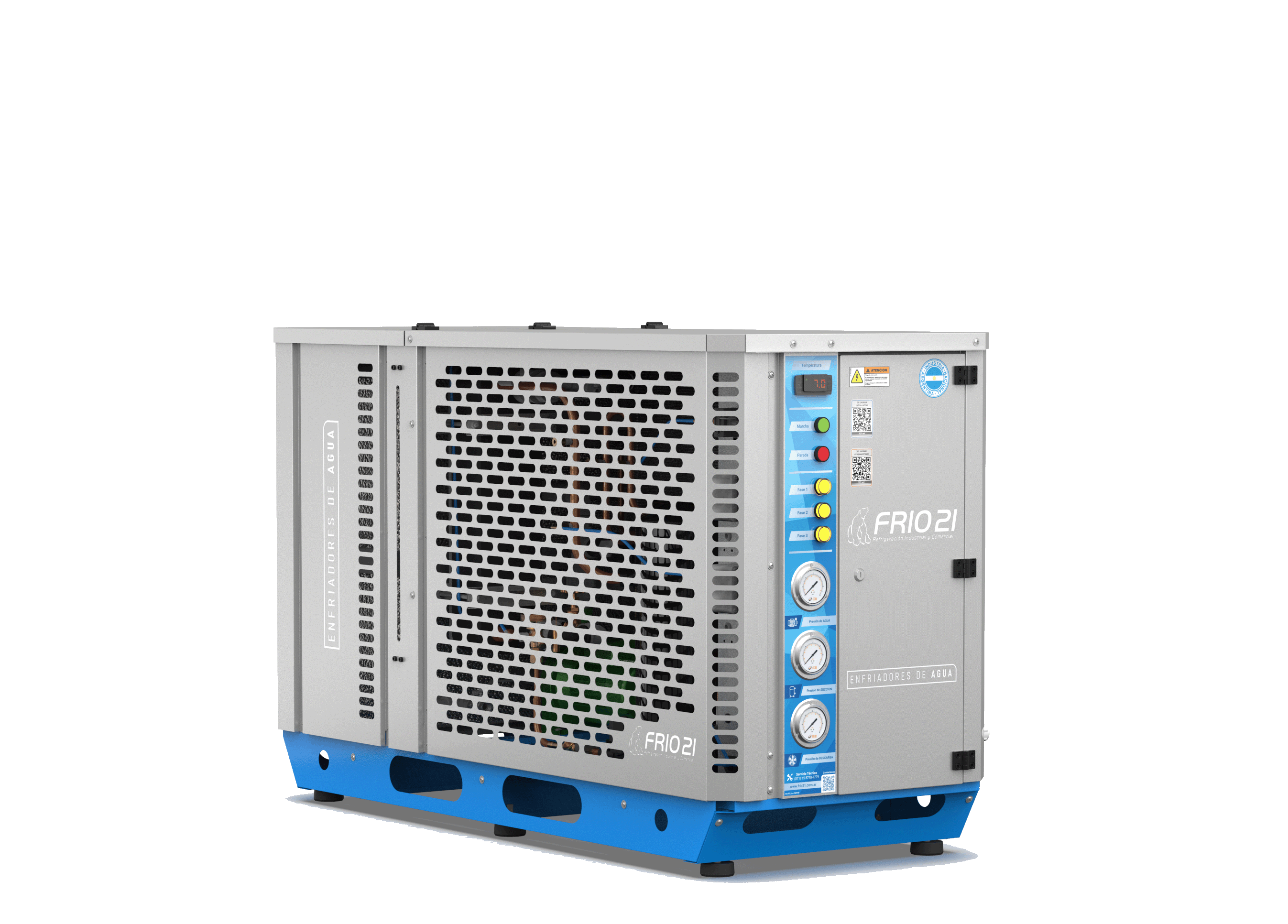 Chiller consumo humano. Frío 21.