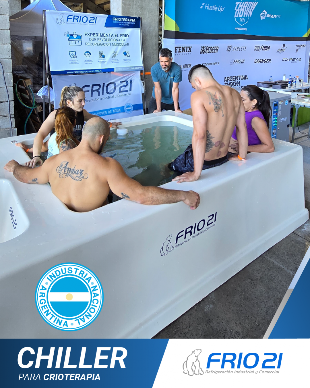 Del hielo tradicional al chiller de precisión: la evolución de la crioterapia para atletas de alto rendimiento.