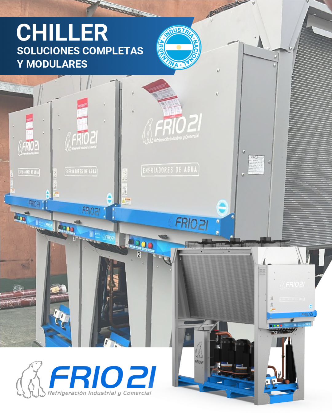 Sistemas de refrigeración industrial: soluciones completas y modulares
