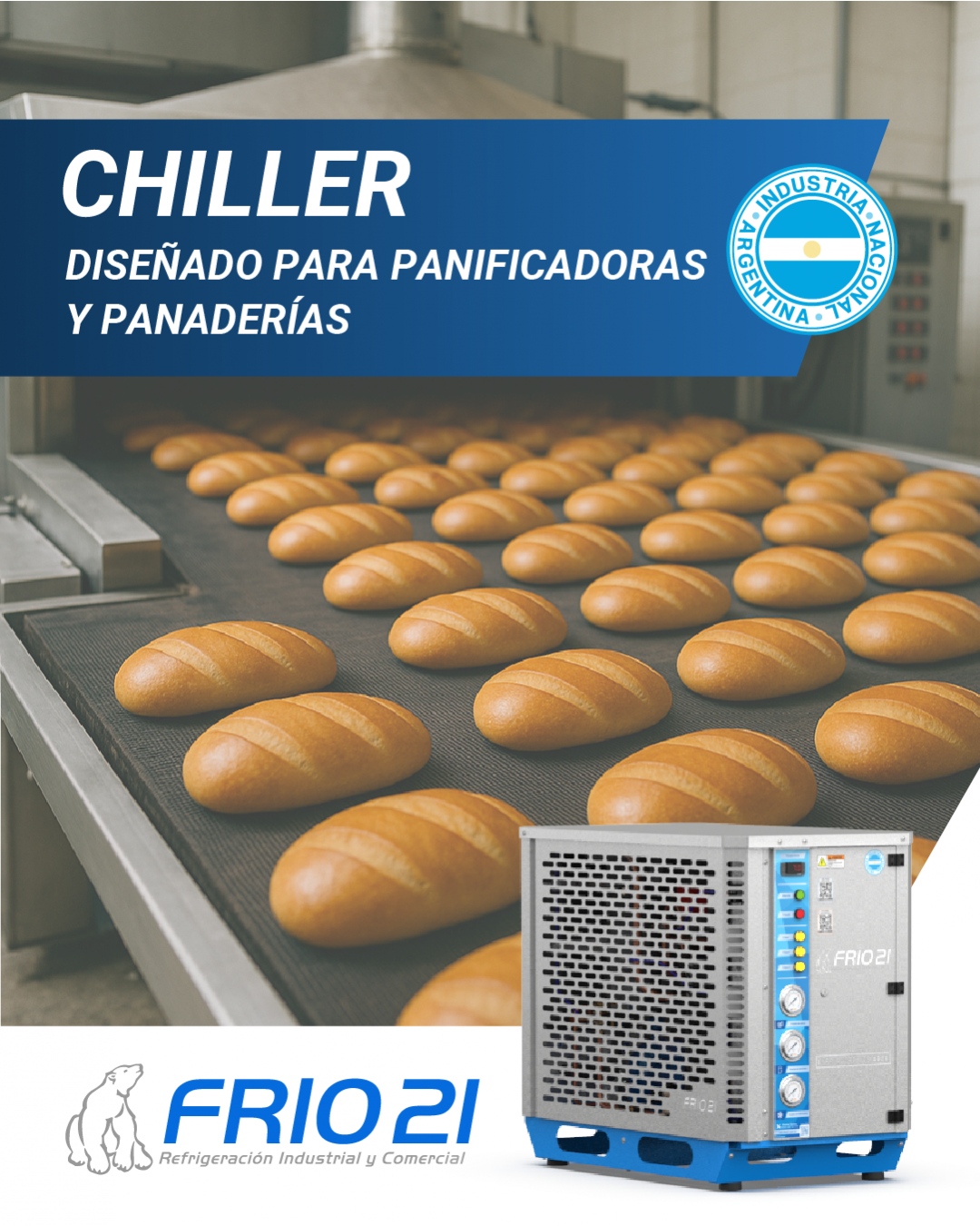 ¿Por qué necesito un enfriador en un proceso de panificado?