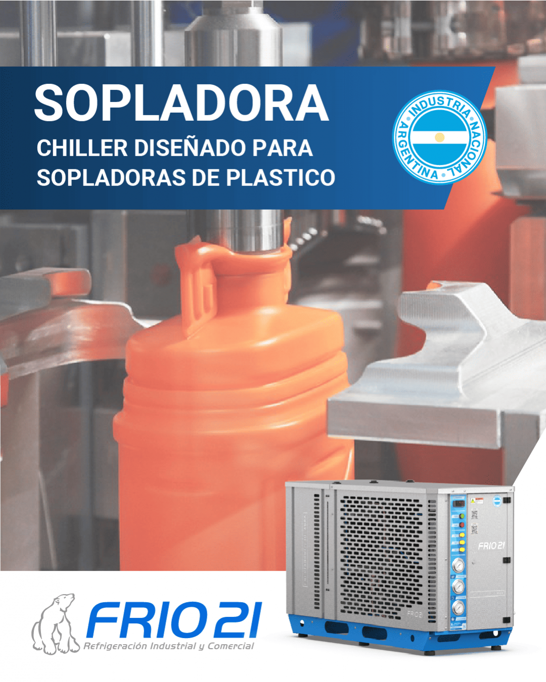 Refrigeración eficiente para sopladoras: clave para evitar deformaciones y mantener la productividad