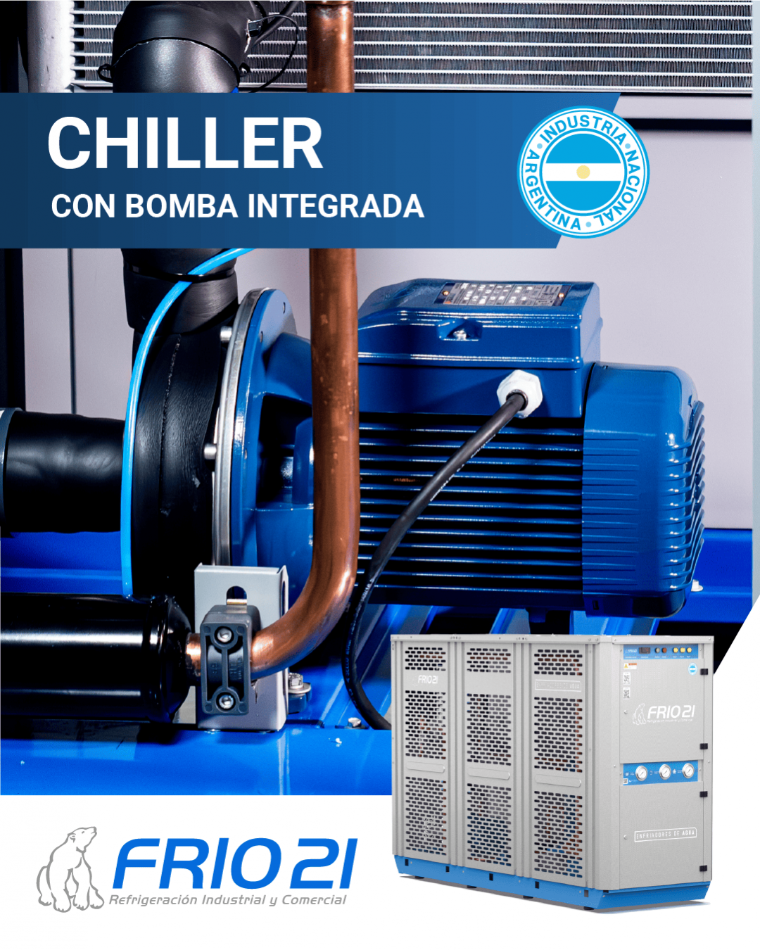 Chillers con bomba integrada: instalación más simple y rendimiento optimizado