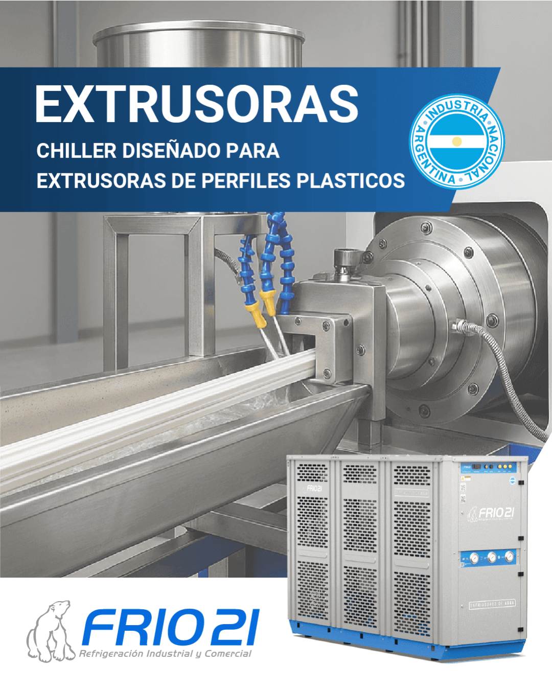 Agua fría para extrusoras plásticas: cómo mejorar la calidad del producto final y evitar deformaciones