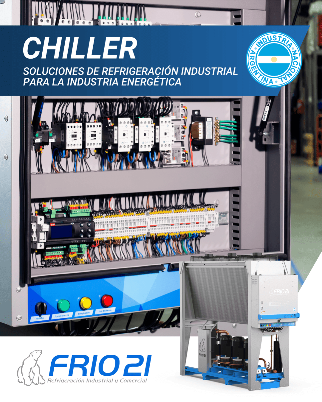 Soluciones de refrigeración industrial para la industria energética