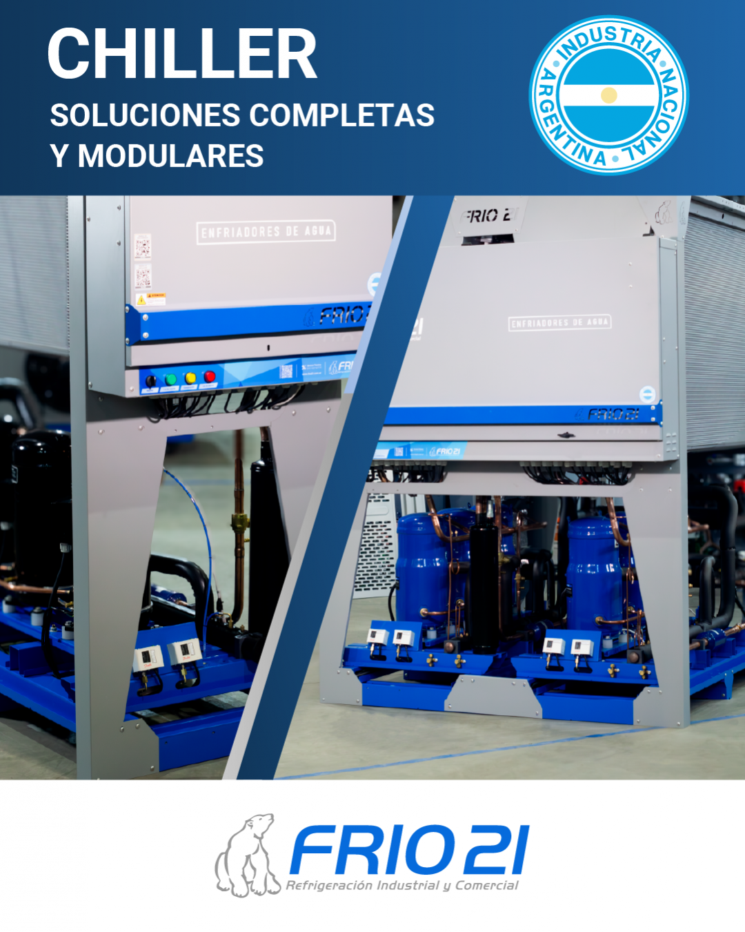 Sistemas de refrigeración industrial: soluciones completas y modulares