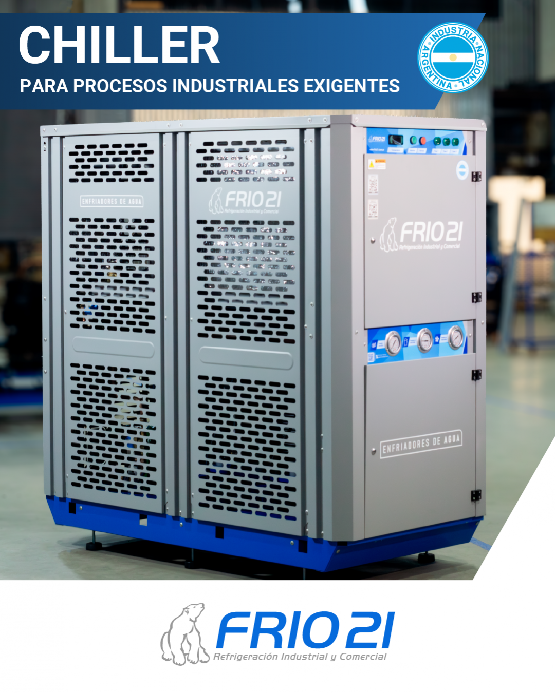 Chillers enfriadores de agua: tecnología para procesos industriales exigentes