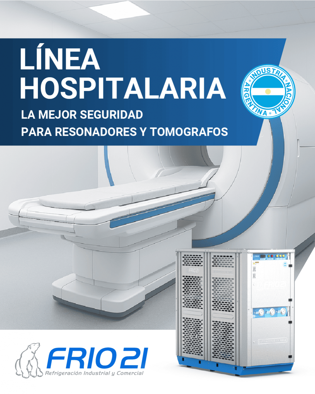 Agua fría para tomógrafos: cómo mantener el rendimiento óptimo y prolongar la vida útil del equipo médico