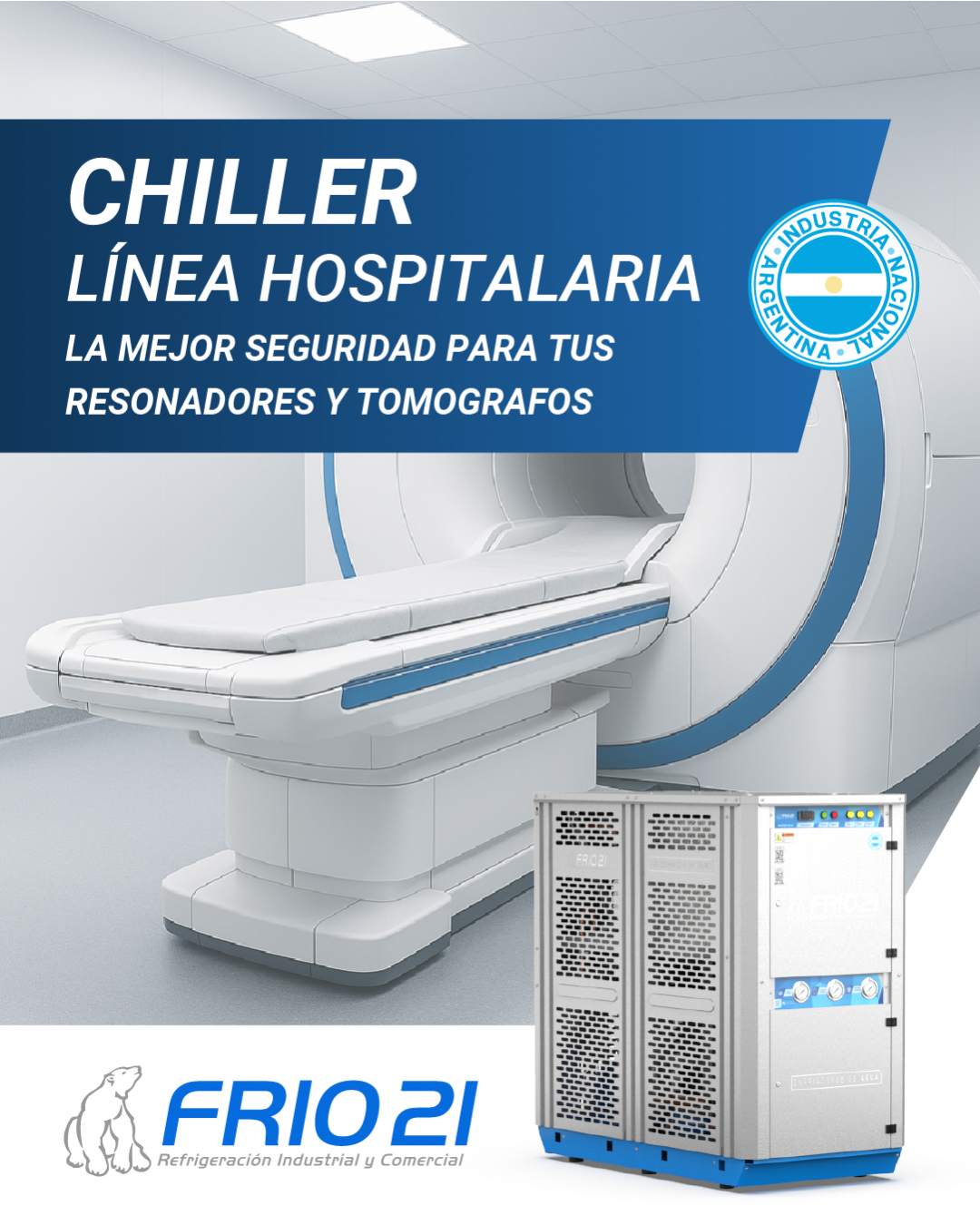 Agua fría para tomógrafos: cómo mantener el rendimiento óptimo y prolongar la vida útil del equipo médico